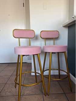 Pink Bar Stools