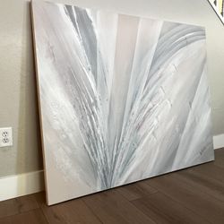 5x4 Feet LEE REYNOLDS EXTRA LARGE Multicolored Textured Abstract Canvas Wall Art