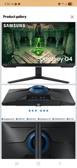 Samsung Odyssey G4 25" , Gaming Monitor - 240Hz FHD