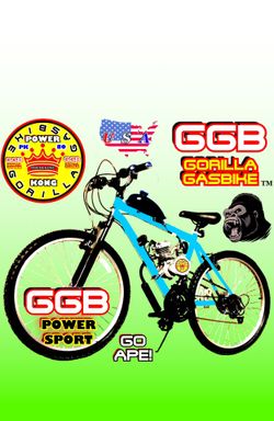 NEW FULLY MOTORIZED BIKE $399.99 100 mpg 30+ mph keep it under 20 mph Wear helmet use lights Pedal start Pedal or moto