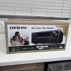 Onkyo TX-NR6100 7.2-Channel Smart 8K A/V Receiver.