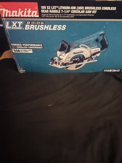 makita 18 volt rear handle 7 1/4 circular saw kit 