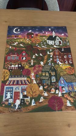 Halloween puzzle completed