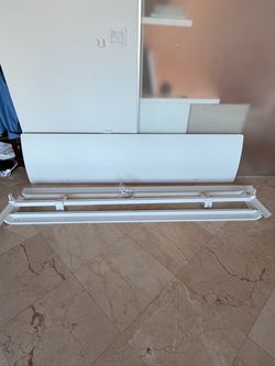 Modern Design White King Bed Rail Guard with Panel