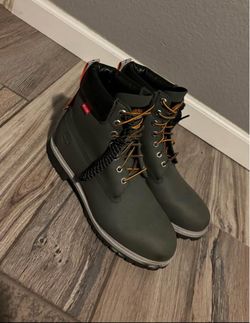 Timberland Premium 6" Helcor Dark Green Boots Size 11