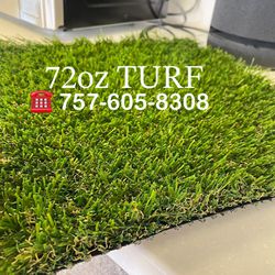 Olive Green Realistic Artificial Turf 72oz