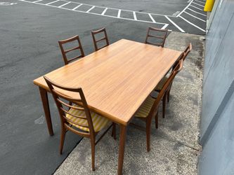 Vintage Danish teak dining set