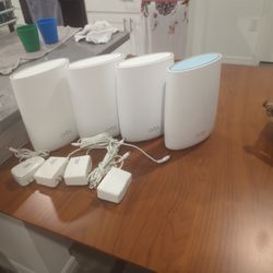 Orbi Mesh RKB50 + 3 Satellites  Wifi Extender And Router