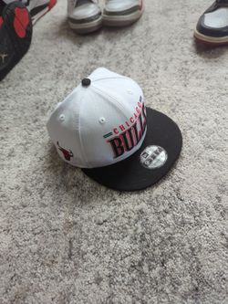 White Bulls Hat Adjustable
