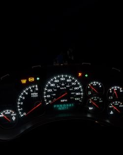 Silverado gauge cluster