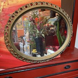 Antique Solid Wood 24 X 20 Beautiful Mirror