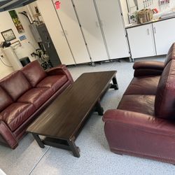 Almost Brand New Couch, Love Seat. Table Included. 