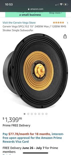 stroker 15 cerwin vega