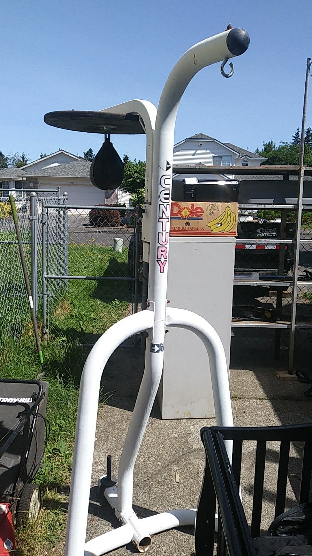 Century punching bag/speed bag stand