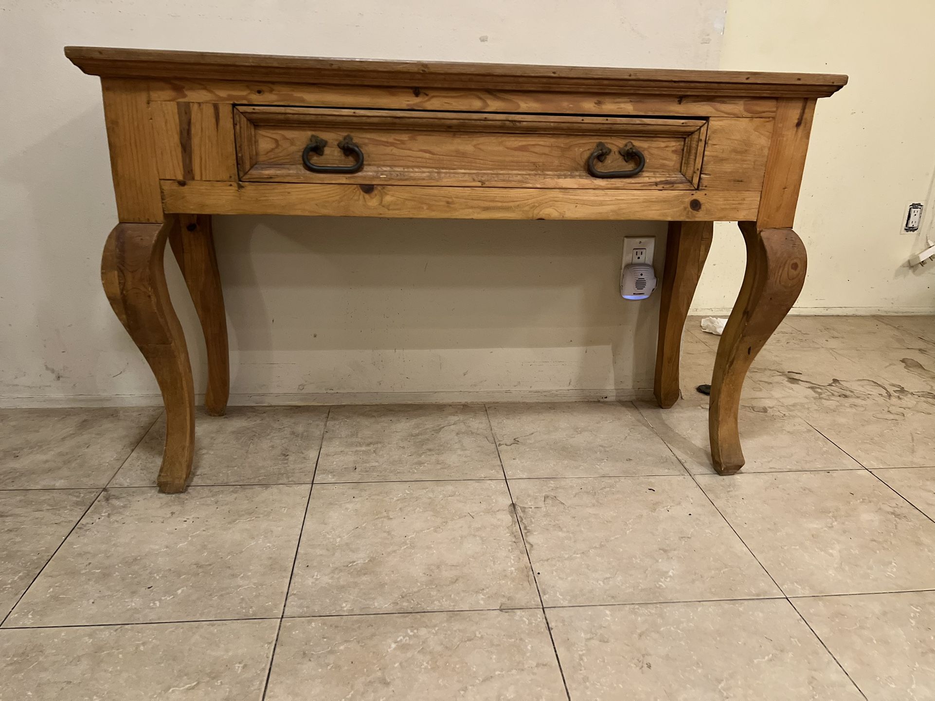 Rustic Pine Sideboard Buffet Console Table