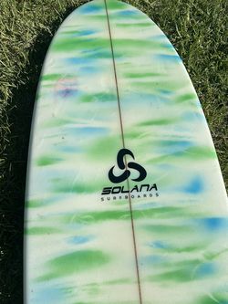 Solana Surfboard 6’6” Single Fin Fun Board