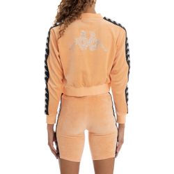 Kappa Peach 222 Banda Servelle Track Jacket Peach (Velour) NWT sz XS Retail $120