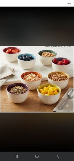 Princess house set de 8 mini tazoncitos Wildflower