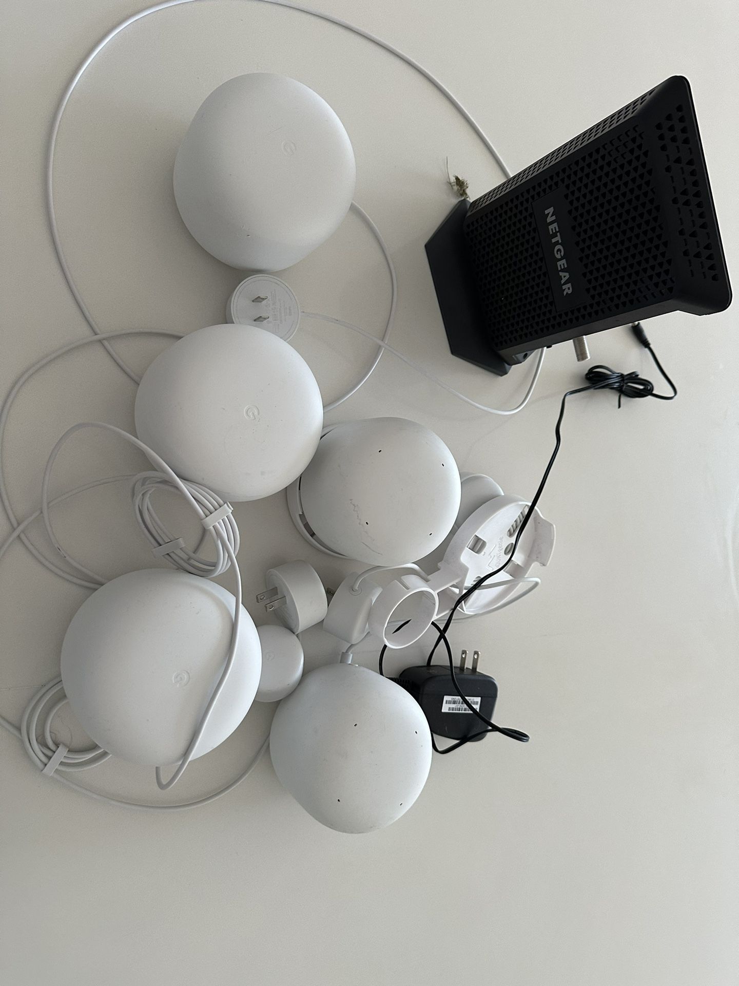 Google WiFi Nest And Modem