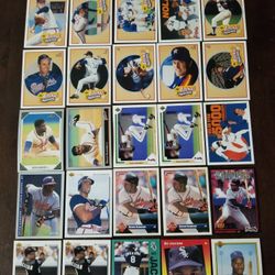 25 Card Lot Featuring Deion Sanders, Bo Jackson & Upper Deck Hero Cards From Nolan Ryan & Hank Aaron.