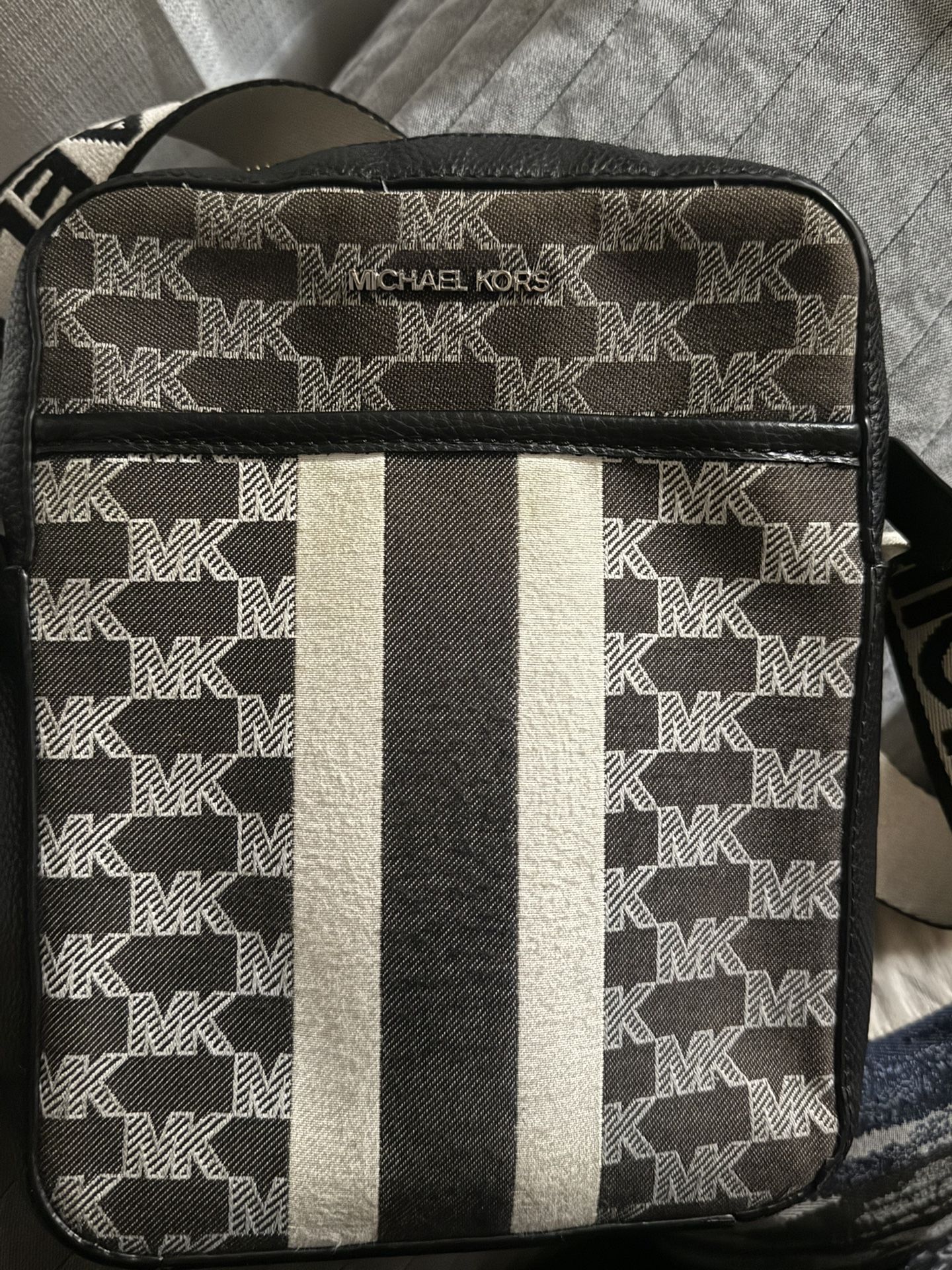 Michael Kors Cooper Signature Logo Flight Bag