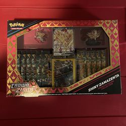 Pokemon Crown Zenith Premium Collection Box Shiny Zamazenta