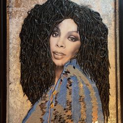 Donna Summer, Queen of Disco, Diva Mosaic, Art Painting 