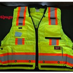 Milwaukee 48-73-5164 Class 2 High Visibility Safety Vest (4XL~5XL) Company Logo's on them !!
~Priced Accordingly~