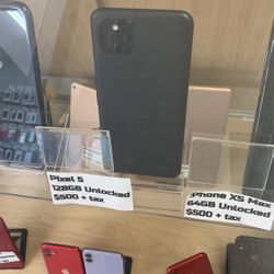 Pixel 5 . 128GB. Unlocked . $500 + Tax