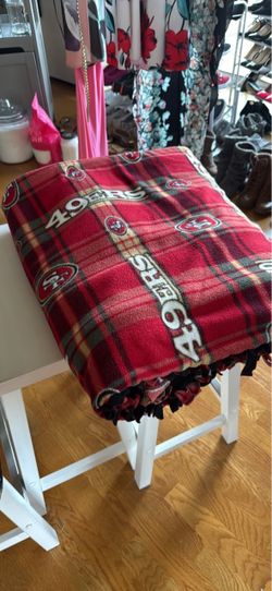 San Francisco 49ers Fleece Tie Blanket