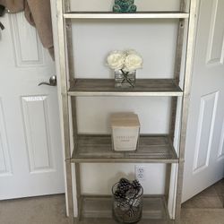 Ladder shelf / leaning shelves / bookshelf