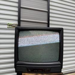 Retro Gaming Television Vintage Color Tube 