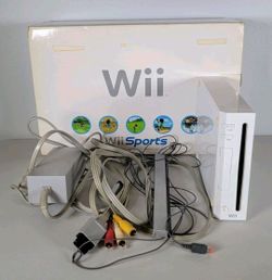 Nintendo Wii Console White with Box
