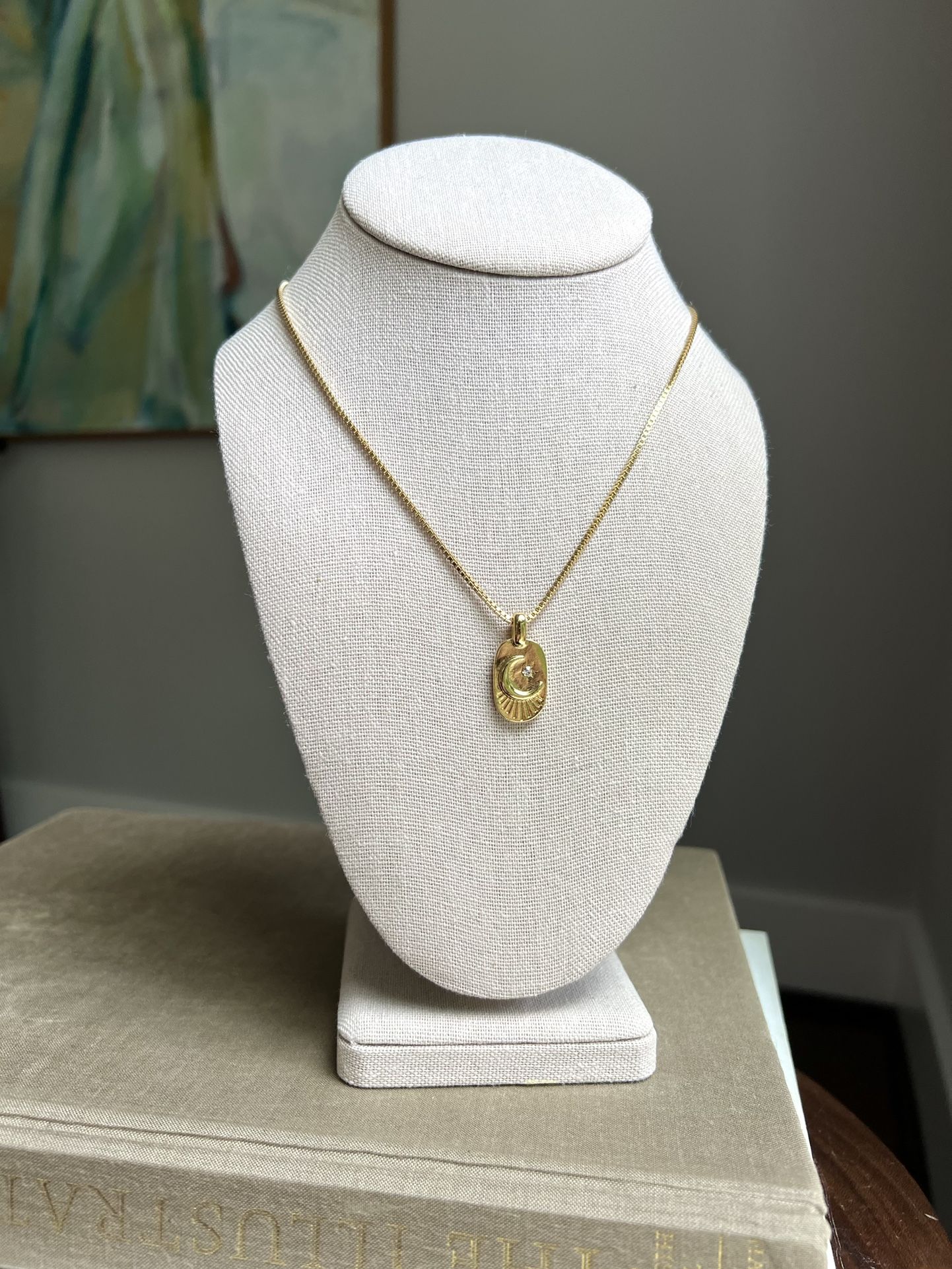 Celestial Medallion Necklace ( firm on price )