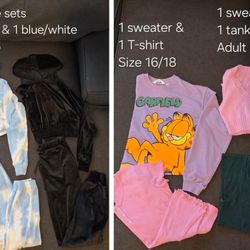 8 piece - Girls Size 18 And Adult Size XS