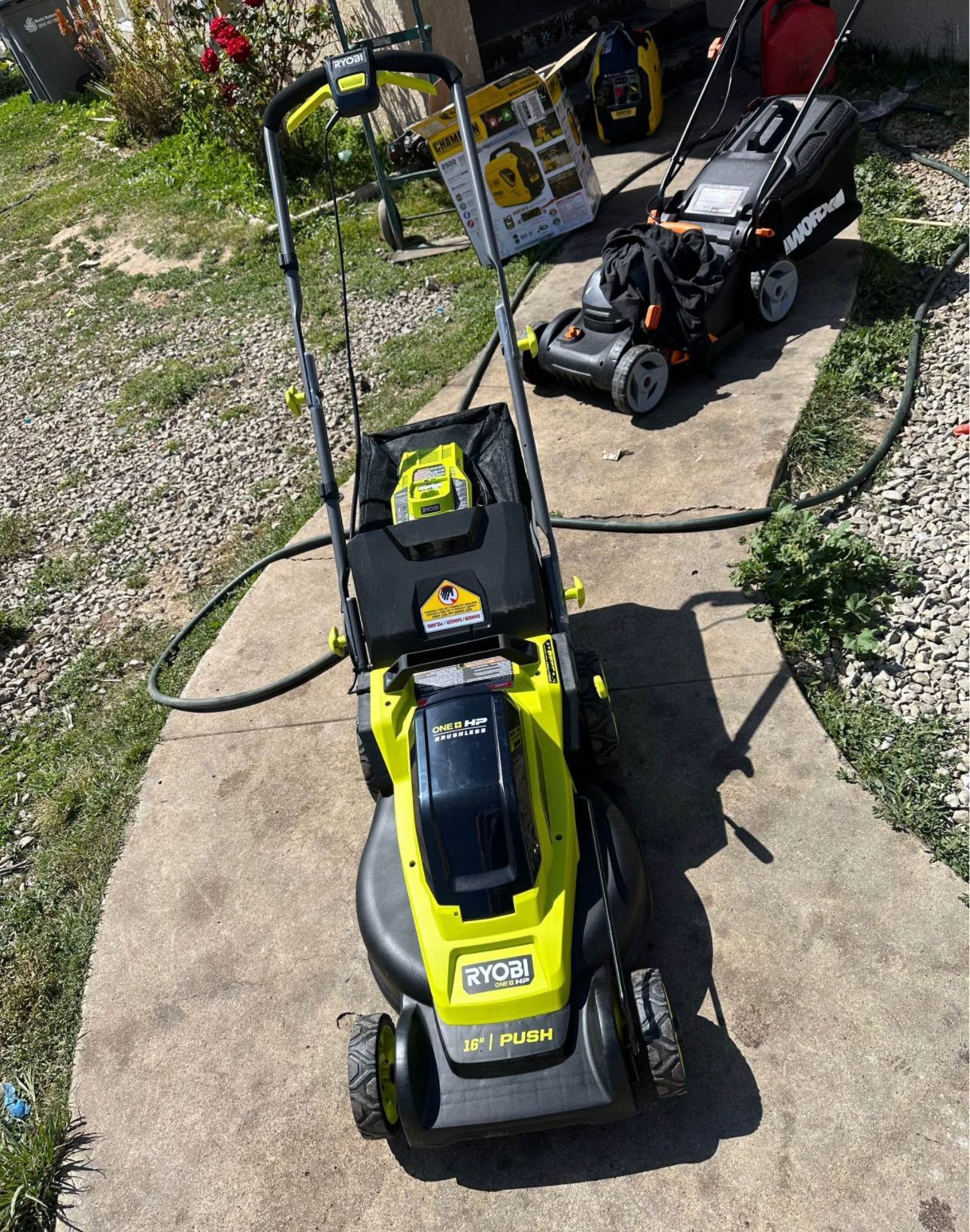 Ryobi ONE+ HP 18V Brushless 16 Cordless Battery Walk Behind