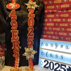 SAN FRANCISCO 49ers GRADUATION LEI