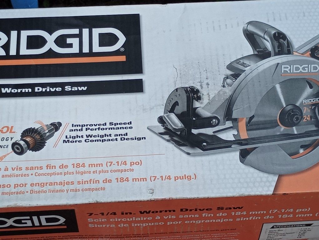 Ridgid Skill Saw 80$