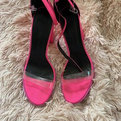 Pink Heels Size 9