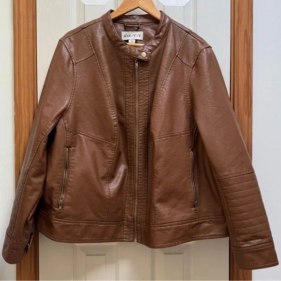 Faux Leather Jacket