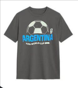 Official FIFA Gear Argentina World Cup Tee - Gray(all sizes)