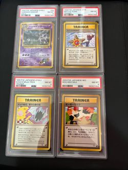 Japanese banned Pokemon cards PSA8 Sabrina’s Gengar+++