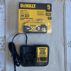 Dewalt Xr Battery 5.0ah With Charger 