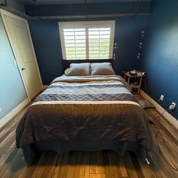 Queen Bed and dresser for sale