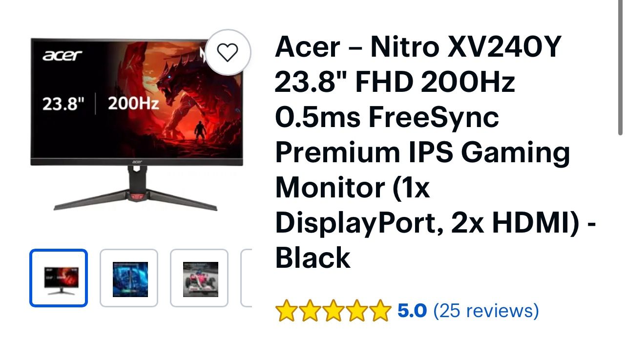 Gaming Monitors