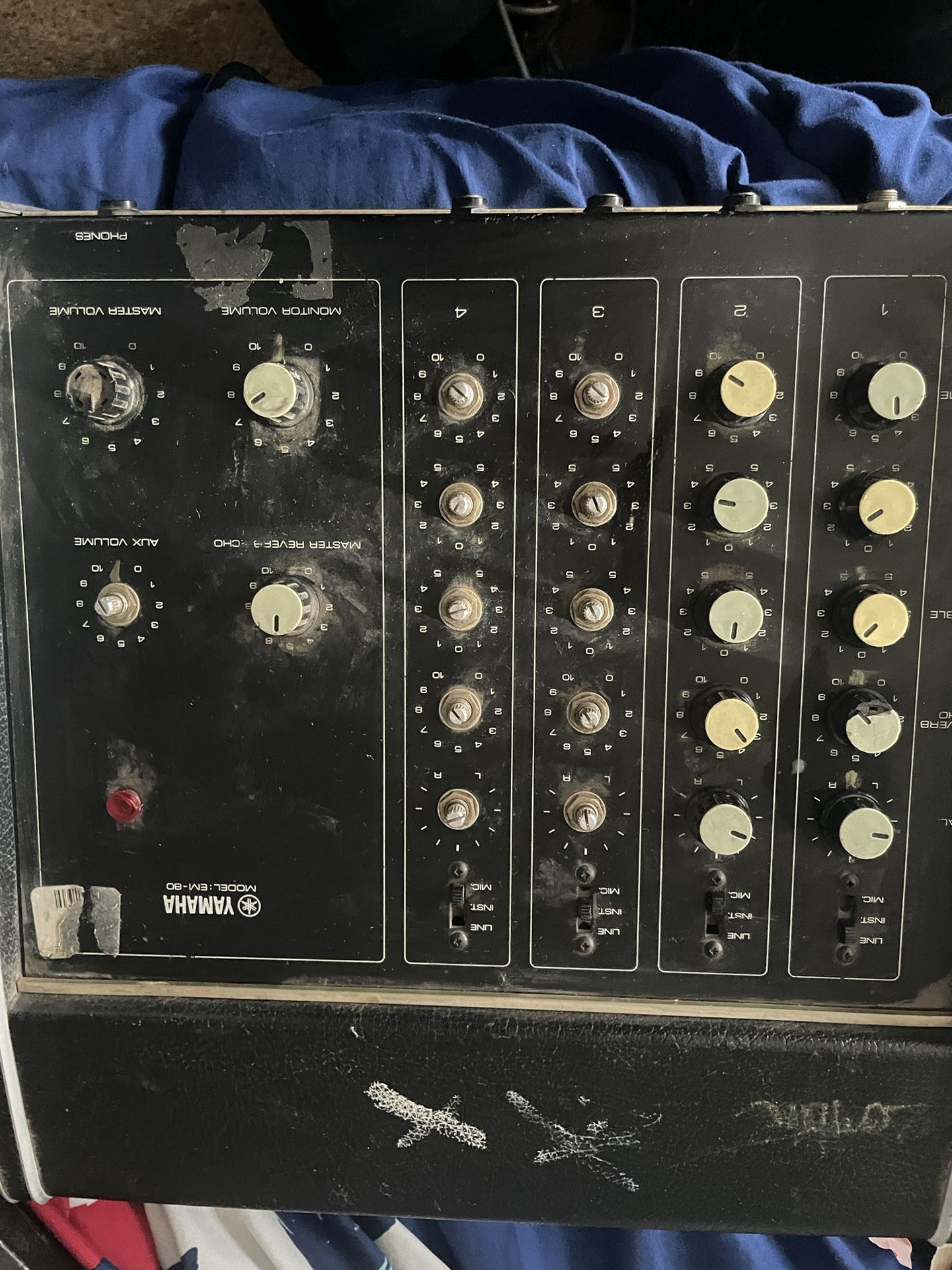 Vintage Yamaha EM80 Mixer-Electric Guitars, Bass and amp
