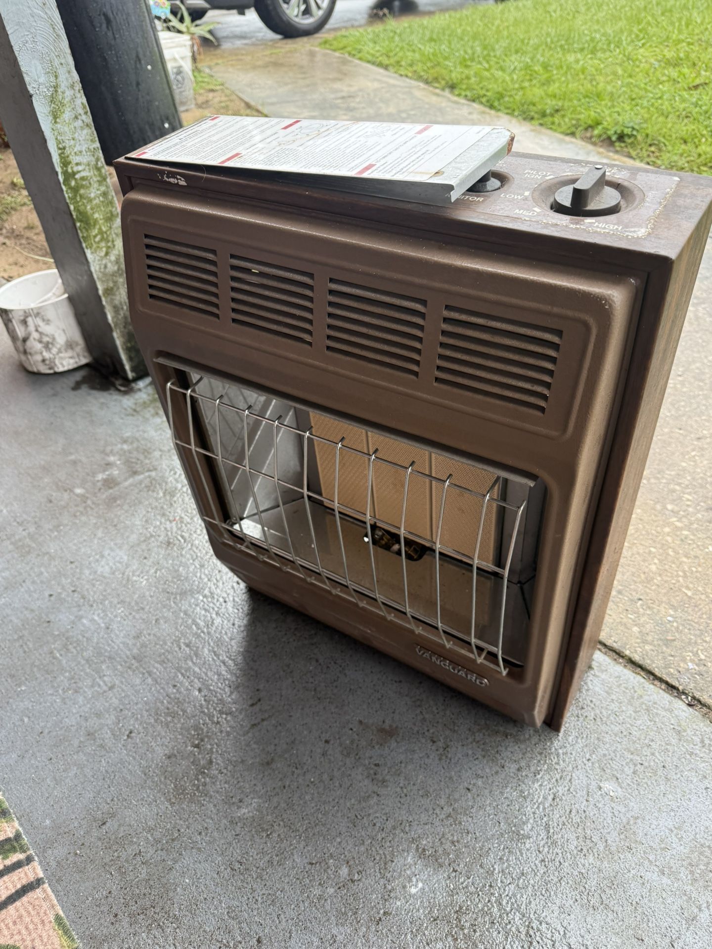 vanguard vent free propane gas heater