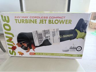 SunJoe cordless leaf blower