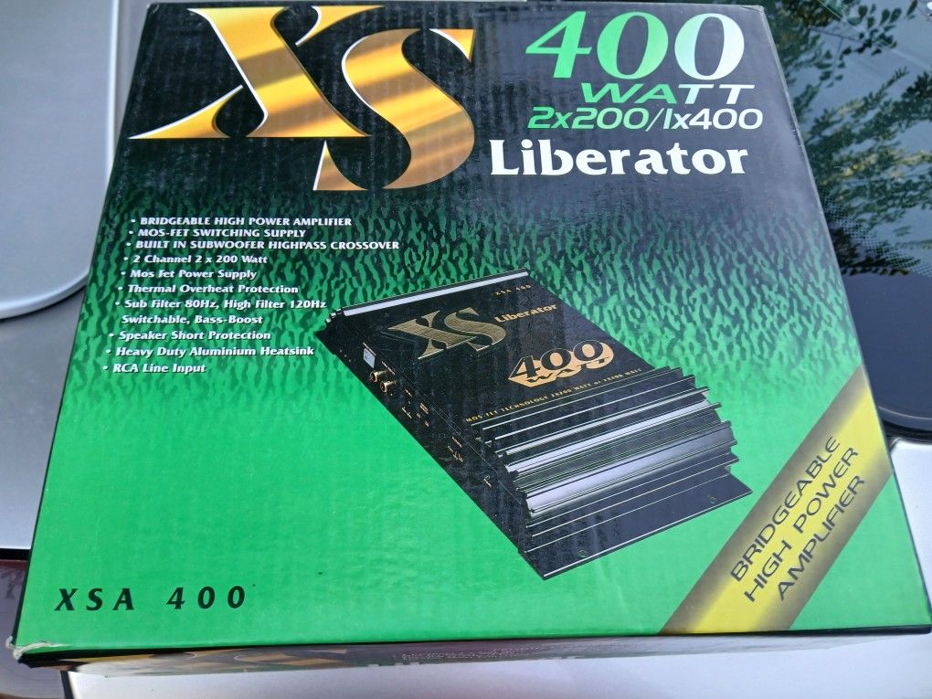 Brand New 400w 2ch Car Amp $50firm Price Pickup Only Serious Buyers Please Yes It Is Avaliable