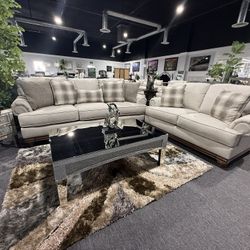 2 Pc Sofa And Loveseat 